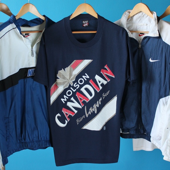 BEST Fruit of the Loom Other - Vintage 1990s Molson Canadian Beer T-Shirt